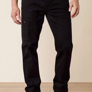 Ariat - Rebar M4 Low Rise DuraStretch Stackable Straight Twill pant - Black 36x3
